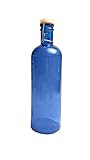 Botella Agua Cristal Color Azul 1,5L Vidrio Reciclado