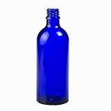 Camassia Botella vidrio azul 100 ml (DIN18) | Envases | Frasco vidrio azul DIN18 | 1 unidad